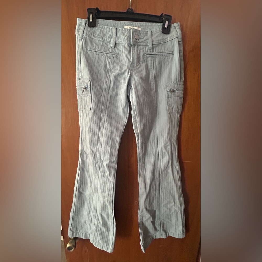 PacSun Light Gray Flare Jeans